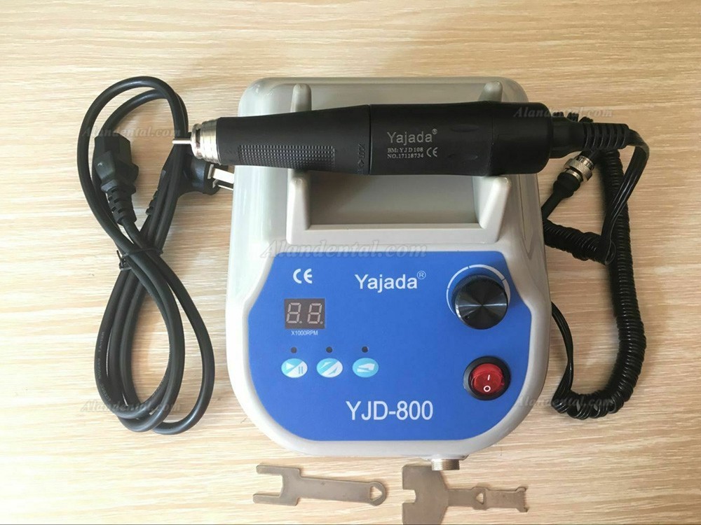 Yajiada® YJD-800 Dental Micromotor Polisher with 50K RPM Brushless Handpiece